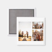 Aimant 3 Collage photo personnalisé (Recto/Verso)