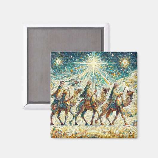 Aimant 3 hommes sages (Recto/Verso)