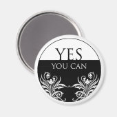 Aimant 3 mots-devis-Oui Vous pouvez aimer (Recto/Verso)