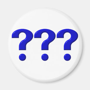 Aimant 3 Points de question