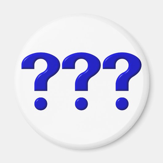 Aimant 3 Points de question (Devant)