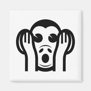 Aimant 3 Singes Sages Kikazaru 聞 か ざ る N'Écouter AUCUN Em