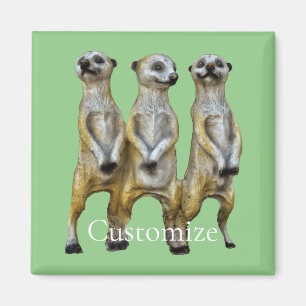 Aimant 3 Suricates Debout Thunder_Cove