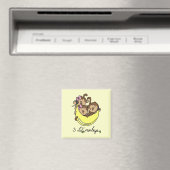 Aimant 3 T-shirts et cadeaux Li'l Monkeys (In Situ (Lave-vaisselle))