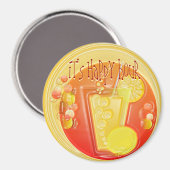 Aimant 3D Happy Hour Drink (Recto/Verso)