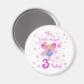 Aimant 3e T-shirts et cadeaux d'anniversaire Little Angel (Recto/Verso)