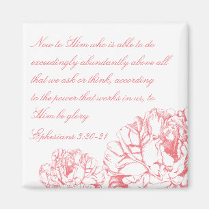 Aimant 3h20 d'Ephesians de pivoine