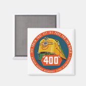 Aimant 400 ~ "Le Train Qui Fixe Le Rythme" (Recto/Verso)
