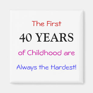 Aimant 40 ans d'aimant de citation