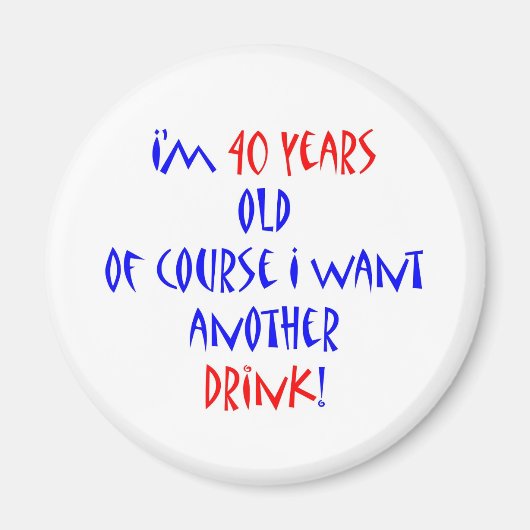 Aimant 40 autre boisson (Devant)