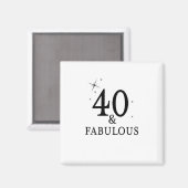 Aimant 40 et fabuleux (Recto/Verso)
