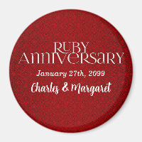 40e anniversaire de mariage rubis