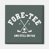 Aimant 40th Birthday Golf 40th Birthday Gift Golfing  (Devant)