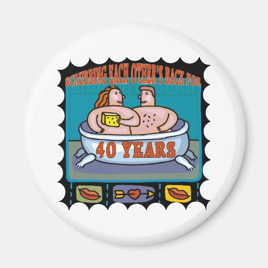 Aimant 40thweddinganniversaryb5 (Devant)