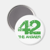 Aimant 42 Est Le Facteur De Réponse (Recto/Verso)