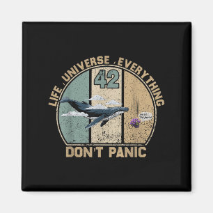 Aimant 42 Réponse à la vie l'univers et tout Ne