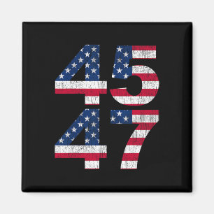 Aimant 45 47 2024 Président Vintage