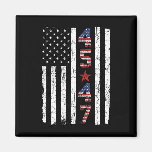 Aimant 45 47 Inauguration du président Trump Usa Retro Tr