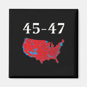 Aimant 45 47 Trump Election Map 2024