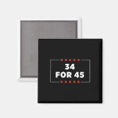 Aimant 45 Trump condamné (Recto/Verso)