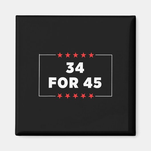 Aimant 45 Trump condamné (Devant)
