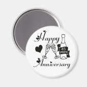 Aimant 45ème. Anniversaire (Recto/Verso)