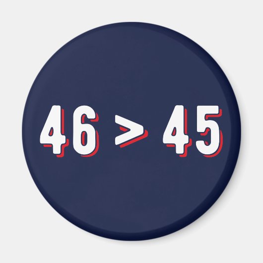 Aimant 46 > 45 - Trump perdu Biden II (Devant)