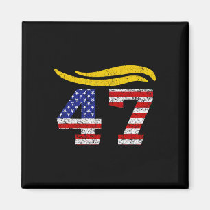 Aimant 47 Trump Hair Vintage