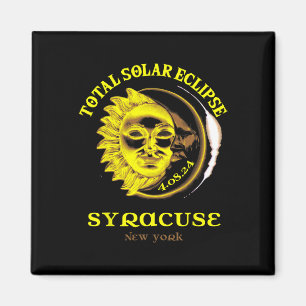 Aimant 4.08.24 Éclipse solaire totale 2024 Syracuse York