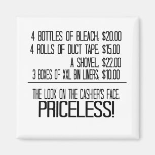 Aimant 4 Bouteilles De Bleach : 20,00 $ 4 Rouleaux De Ban