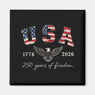 Aimant 4 juillet 250e anniversaire USA 250 ans drapeau