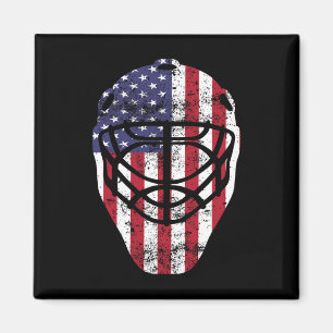 Aimant 4 Juillet 4 Juillet Hockey Goalie Mask American Fl