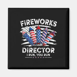 Aimant 4 juillet Directeur Fireworks Je Vous Dirige Homme