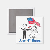 Aimant 4 juillet Dons d'épouses (Recto/Verso)
