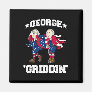 Aimant 4 juillet George Washington Griddy George Griddi