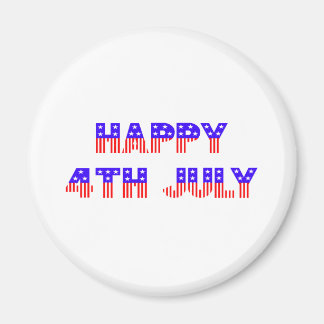 Aimant 4 juillet heureux