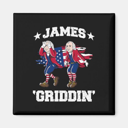Aimant 4 juillet James Madison Griddy James Griddin (Devant)