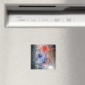 Aimant 4 juillet, numéro 1, peinture d'art (In Situ (Lave-vaisselle))