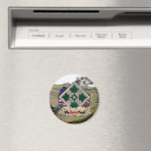Aimant 4e division d'infanterie patch irak vétérans de gu (In Situ (Lave-vaisselle))