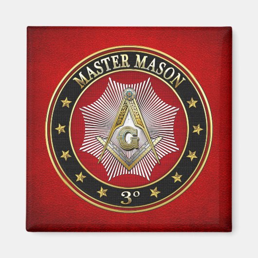 Aimant [500] Master Mason - Carré et camionnettes 3e degr (Devant)