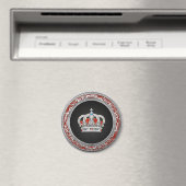 Aimant [500] Prince-Princess King-Queen Crown [Silver] (In Situ (Lave-vaisselle))