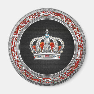 Aimant [500] Prince-Princess King-Queen Crown [Silver]