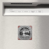 Aimant [500] Treasure Trove : Celtic Tree of Life [Argent (In Situ (Lave-vaisselle))