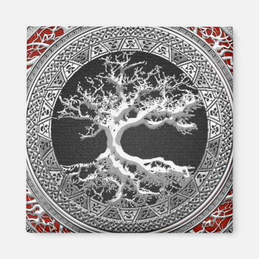 Aimant [500] Treasure Trove : Celtic Tree of Life [Argent (Devant)