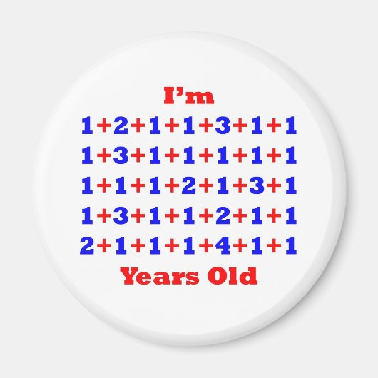 Aimant 50 ans ! (Devant)