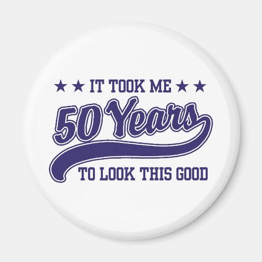Aimant 50e anniversaire (Devant)