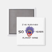 Aimant 50e anniversaire (Recto/Verso)