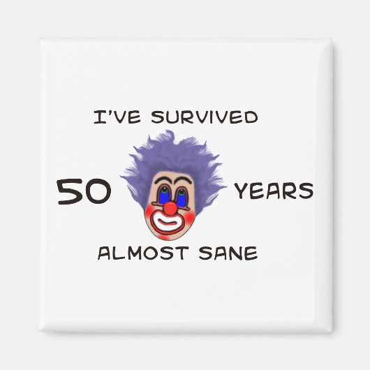 Aimant 50e anniversaire (Devant)
