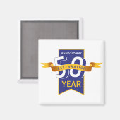 Aimant 50e anniversaire (Recto/Verso)