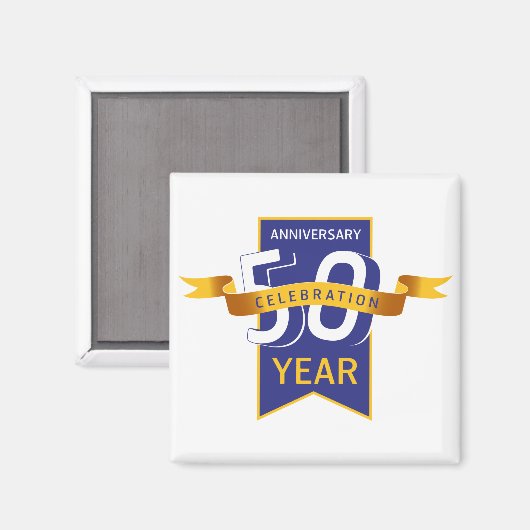 Aimant 50e anniversaire (Recto/Verso)